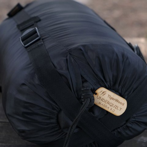 Podpinka Underquilt TigerWood Marra 2.0 Climashield Apex 4.0 200 cm, czarna Tigerwood