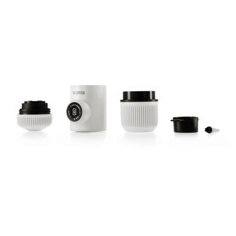 Wacaco Nanopresso Chill White - Podróżny Ekspres do Espresso z Etui Wacaco