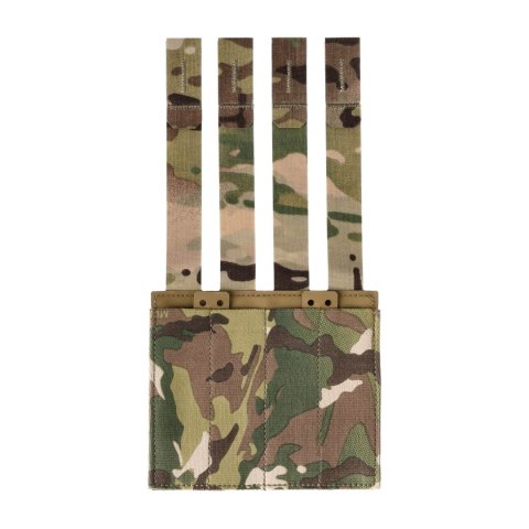 Podwójna elastyczna płaska ładownica GTG Flat M4 Multicam Ginger's Tactical Gear