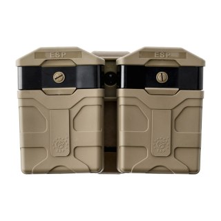 Podwójna ładownica ESP MH-MH-14-AR15 na magazynki AR-15 z klipsem UBC-02 Khaki ESP - Euro Security Products