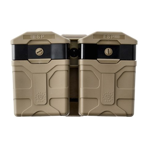 Podwójna ładownica ESP MH-MH-14-AR15 na magazynki AR-15 z klipsem UBC-02 Khaki ESP - Euro Security Products