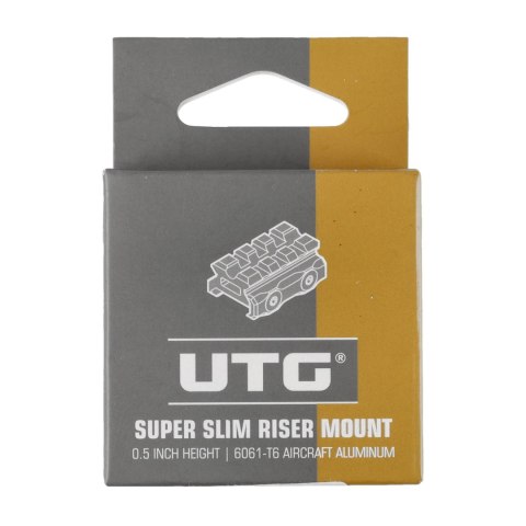 Podwyższenie Picatinny do optyki Leapers UTG Super Slim 3 sloty (1.57") Leapers