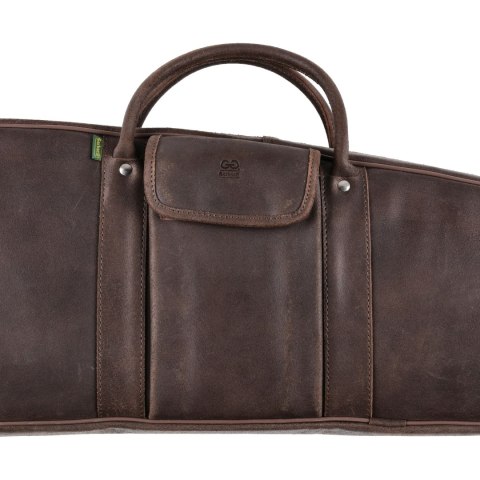 Pokrowiec FSL1D-2 skórzany brązowy 127x28x6 cm Garbacz
