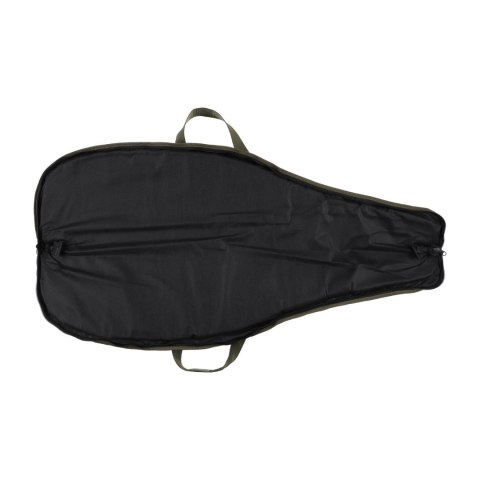 Pokrowiec na broń Forsport 125 cm - oliwkowy, haft czarna głowa jelenia, biza oliwkowa Forsport