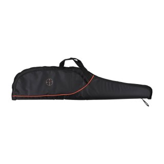 Pokrowiec na broń Forsport 125 cm - czarny, haft celownik VX, biza pomarańczowa Forsport