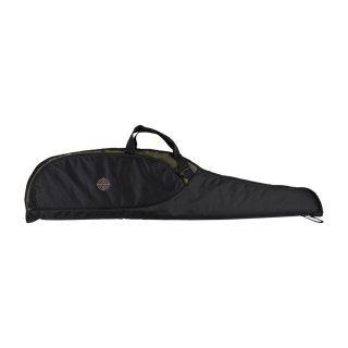 Pokrowiec na broń Forsport 125 cm - czarny/ kamuflaż, haft beżowa tarcza, biza czarna Forsport
