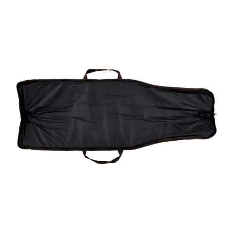 Pokrowiec na strzelbę Forsport zamszowy 130 cm - brązowy, haft pomarańczowa tarcza Forsport