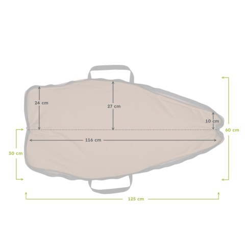 Pokrowiec futerał na sztucer FSL19G-4/2 zielono brąz 125 cm Garbacz