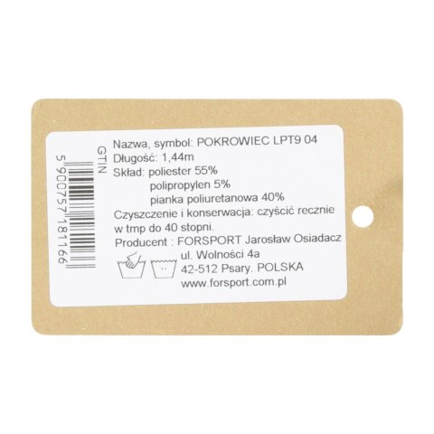 Pokrowiec na broń Forsport 144 cm termo+tłumik - oliwkowy, haft czarna głowa byka Forsport