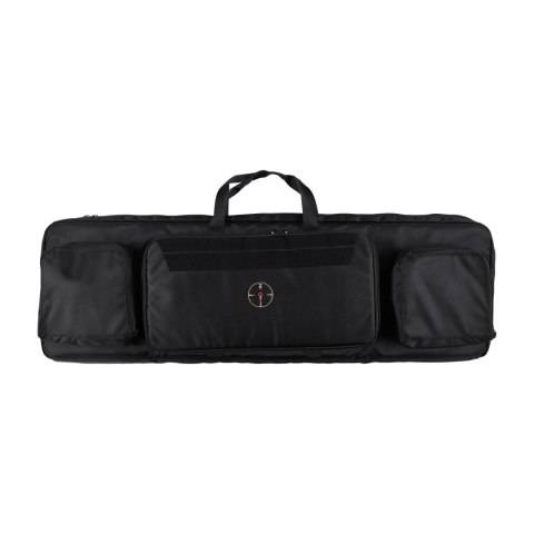 Pokrowiec na broń Forsport Tactical na dwie jednostki broni 115 cm - czarny, haft celownik VX Forsport
