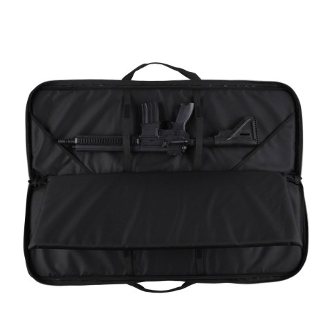 Pokrowiec na broń Forsport Tactical na dwie jednostki broni 105 cm - czarny, haft beżowy celownik VX Forsport