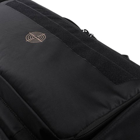 Pokrowiec na broń Forsport Tactical na dwie jednostki broni 105 cm - czarny, haft beżowy celownik VX Forsport