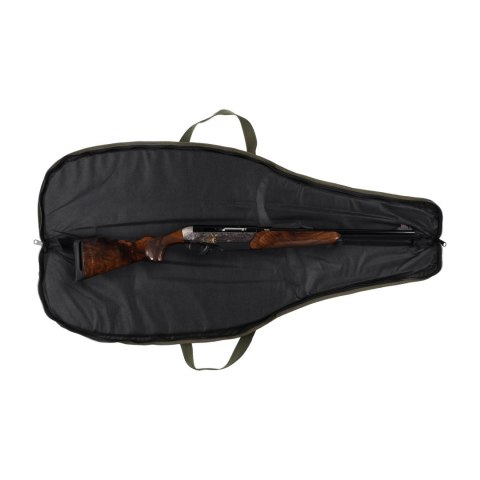 Pokrowiec na broń Forsport 125 cm - oliwkowy, haft dzik stoi w trawie, biza pomarańczowa Forsport