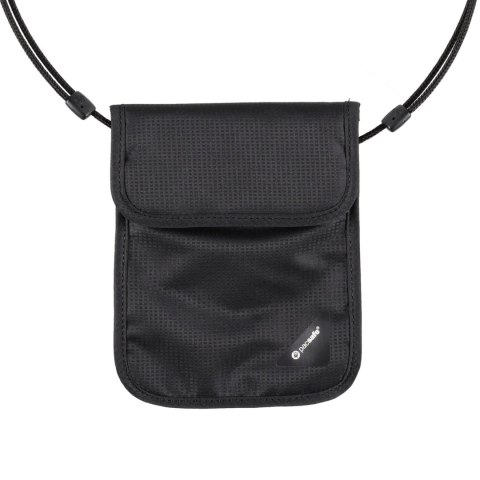 Portfel antykradzieżowy na biodro Pacsafe Coversafe V100 czarny Pacsafe