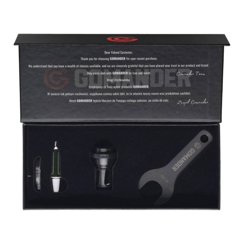 Tłumik płomienia Gomander Quadron S 9 mm 1/2x28 UNEF Gomander