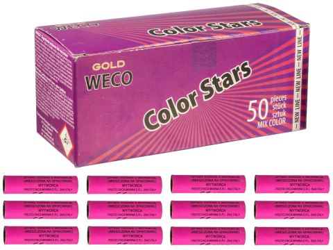 Raca pistoletowa Color Stars RP2 50 szt. Gold Weco