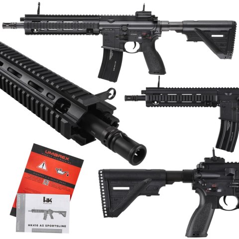 Replika karabinek ASG H&K Heckler&Koch HK416 A5 Sportsline 6 mm auto czarny Heckler&Koch