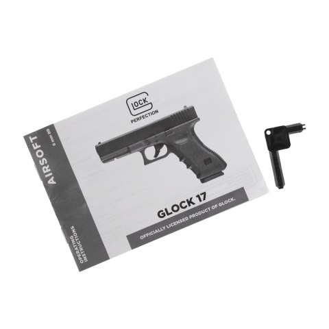 Replika pistolet ASG Glock 17. 6 mm CO2 Glock