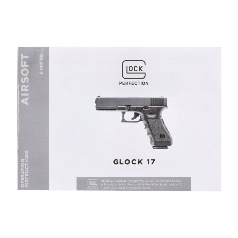 Replika pistolet ASG Glock 17 6 mm green gas 23 naboje Glock