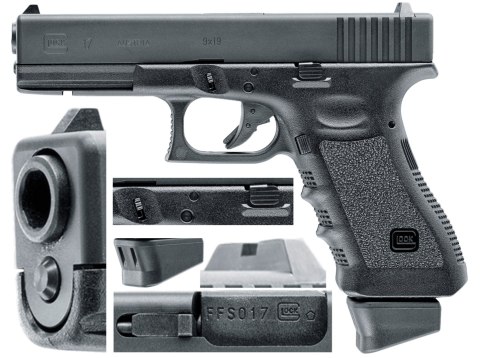 Replika pistolet ASG Glock 17 Deluxe 6 mm Glock
