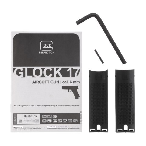 Replika pistolet ASG Glock 17 gen 4. 6 mm powiększony magazynek Glock