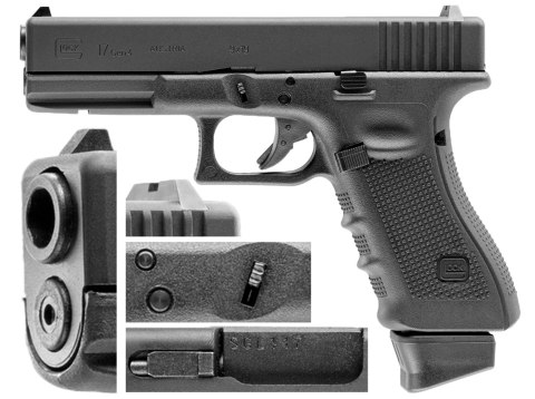 Replika pistolet ASG Glock 17 gen 4. 6 mm powiększony magazynek Glock
