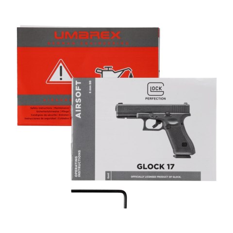 Replika pistolet ASG Glock 17 gen 5. 6 mm green gas Glock