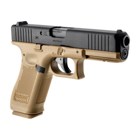 Replika pistolet ASG Glock 17 gen5 6 mm BB coyote Glock