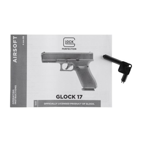 Replika pistolet ASG Glock 17 gen5 6 mm BB coyote Glock