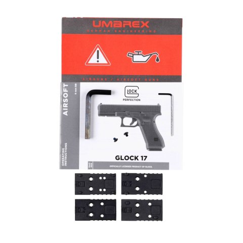 Replika pistolet ASG Glock 17 gen5 MOS 6 mm BB 1J CO2 Glock