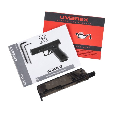 Replika pistolet ASG Glock 17 gen5 MOS 6 mm BB 1J green gas Glock