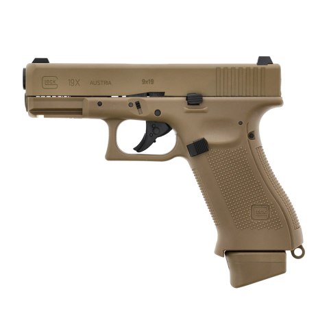 Replika pistolet ASG Glock 19X 6 mm coyote CO2 Glock