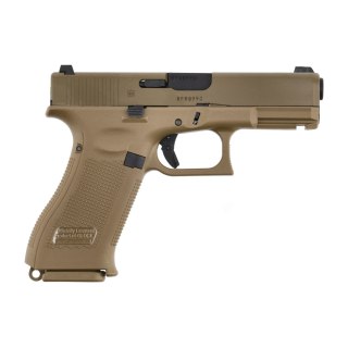 Replika pistolet ASG Glock 19X 6 mm coyote green gas Glock