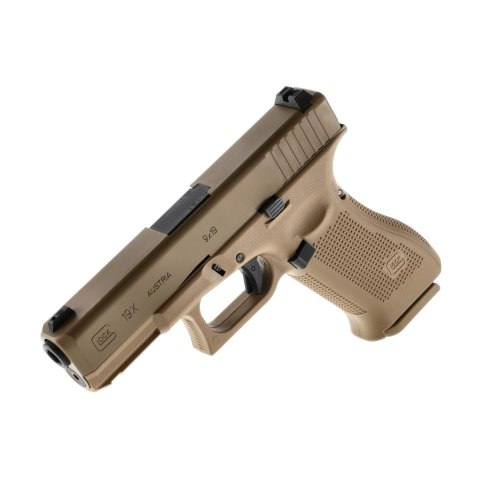 Replika pistolet ASG Glock 19X 6 mm coyote green gas Glock