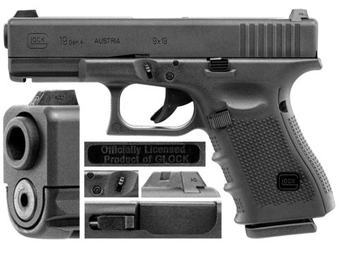Replika pistolet ASG Glock 19 gen 4. 6 mm Glock