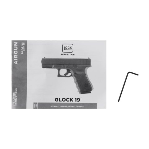 Replika pistolet ASG Glock 19 gen 4 MOS 6 mm BB Glock