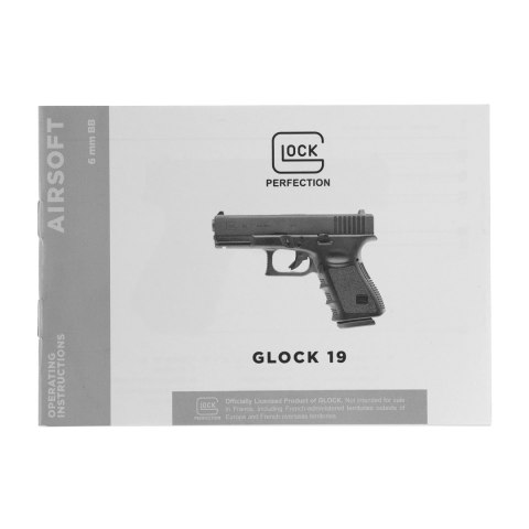 Replika pistolet ASG Glock 19 hop-up 6 mm Glock