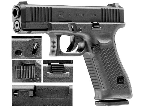 Replika pistolet ASG Glock 45 6 mm gas Glock