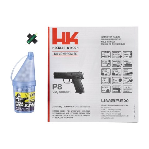 Replika pistolet ASG Heckler&Koch P8 6 mm Heckler&Koch