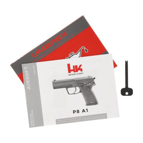Replika pistolet ASG Heckler&Koch P8 A1 6 mm green gas Heckler&Koch