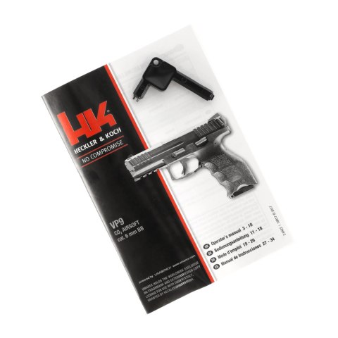Replika pistolet ASG Heckler&Koch VP9 GBB 6 mm CO2 Heckler&Koch