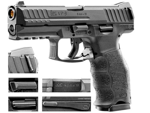 Replika pistolet ASG Heckler&Koch VP9 GBB 6 mm Heckler&Koch