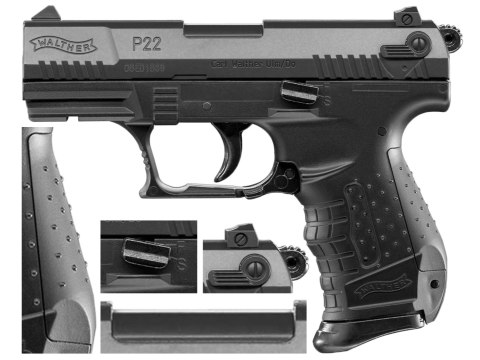 Replika pistolet ASG Walther P22 6 mm Walther