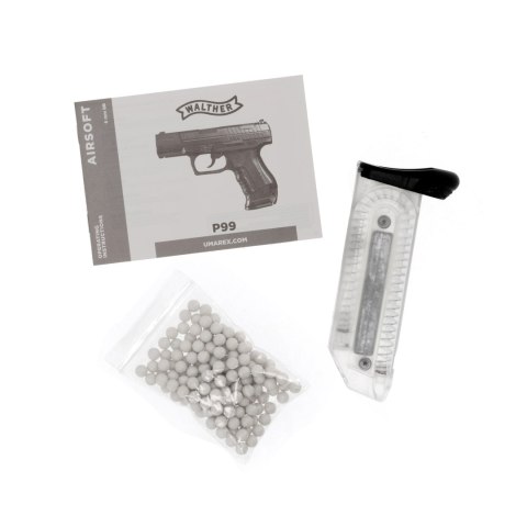 Replika pistolet ASG Walther P99 6 mm hop-up Walther