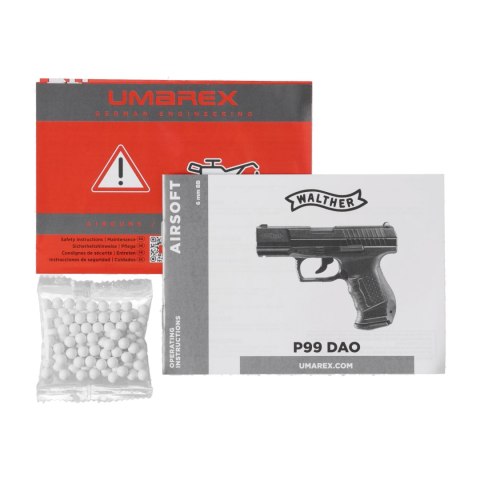 Replika pistolet ASG Walther P99 DAO 6 mm Walther