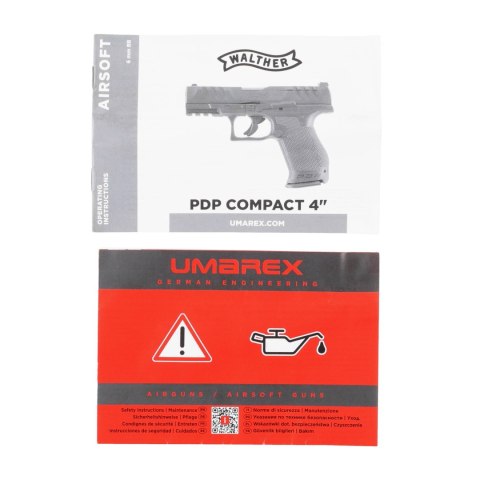 Replika pistolet ASG Walther PDP Compact 4" 6 mm BB CO2 Walther