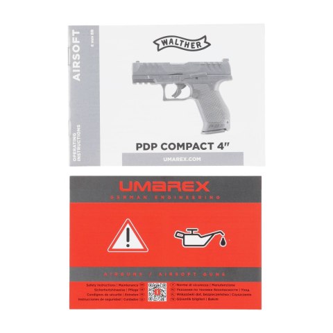 Replika pistolet ASG Walther PDP Compact 4" Set 6 mm BB CO2 Walther
