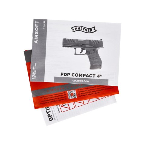 Replika pistolet ASG Walther PDP Compact 4" Set 6 mm Walther