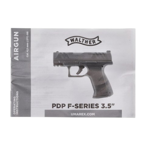 Replika pistolet Walther PDP F-serie 3,5" 6 mm BB CO2 < 2 j Walther