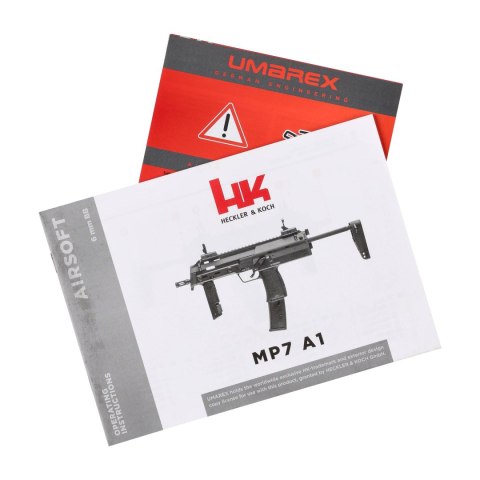 Replika pistolet maszynowy ASG Heckler&Koch MP7 A1 6 mm BB elektryczna Heckler&Koch